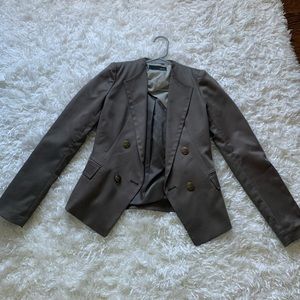 Dark olive green blazer size Small.   Great condition